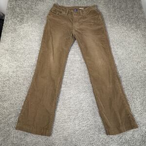 Vintage Polo Ralph Lauren Corduroy Pants 33x32 Brown 750 Bootcut Pockets Cotton